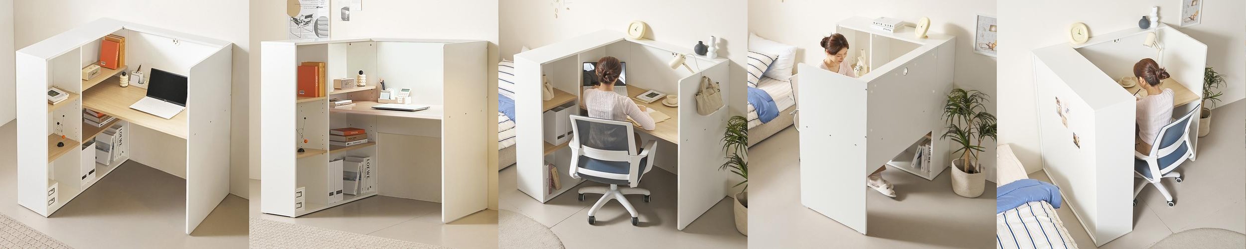 e스마트 포딕 1인 프리미엄 독서실책상