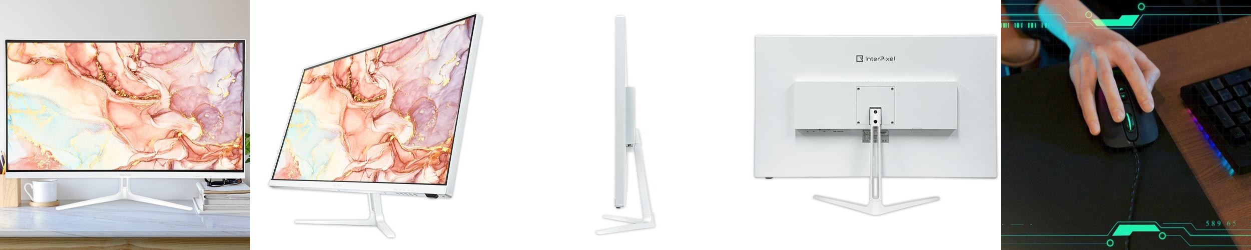 인터픽셀 IPQ3220 QHD IPS 100Hz 화이트 컴퓨터 모니터 80~81cm(32인치)