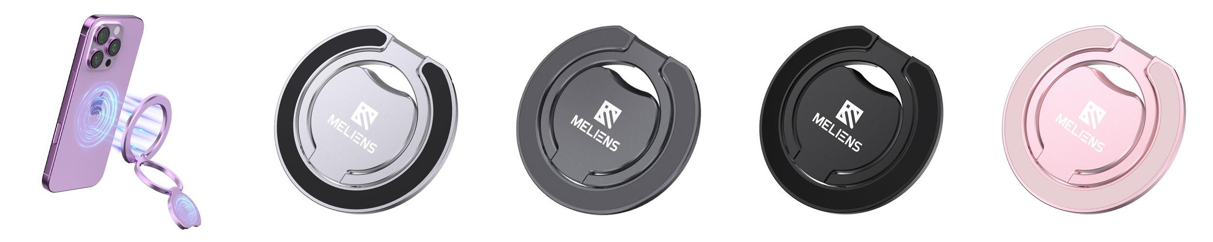 멜리언스 듀얼 마그네틱 맥세이프 링홀더 프로 핸드폰 자석거치대 그립 스마트 톡