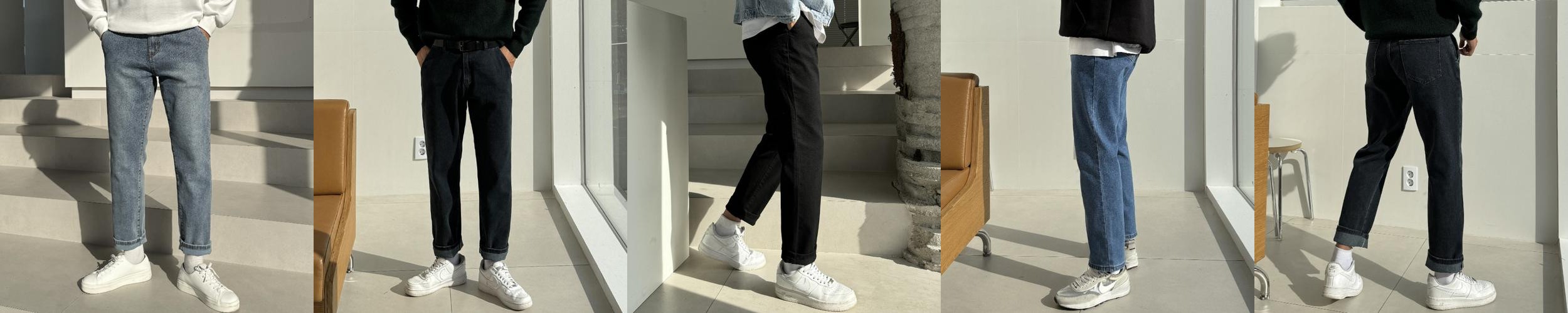 남자 요티 사계절 히든밴딩 테이퍼드핏 스판 데님팬츠 남자 요티 사계절 히든밴딩 테이퍼드핏 스판 데님팬츠