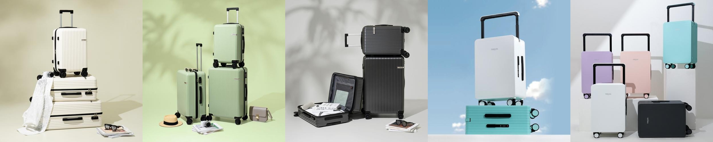 타임리스 바퀴교체 캐리어 폴리카보네이트 PC 튼튼한 케리어 위탁수화물 트렁크 65cm(24인치) 75cm(28인치)