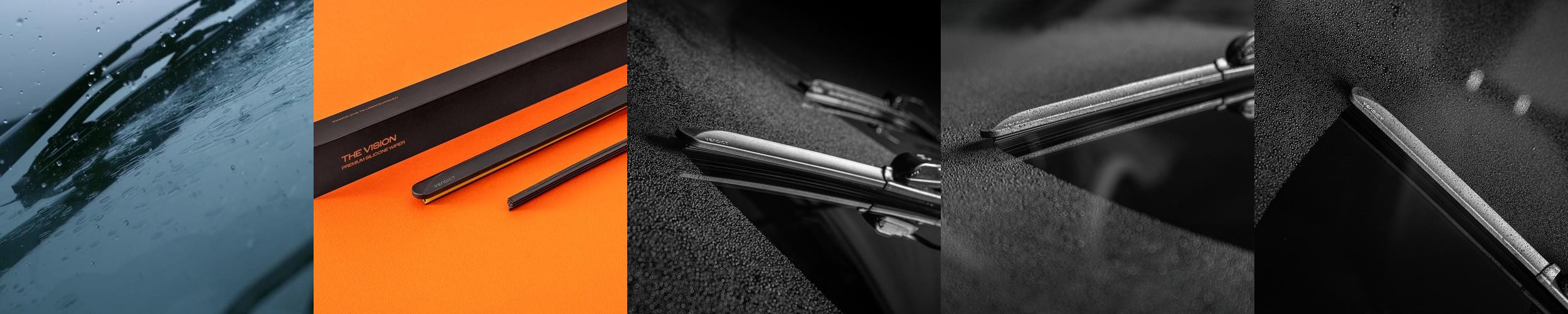 벤딕트 와이퍼 자동차 블레이드 실리콘 하이브리드 차량 발수코팅 리필 더 비전