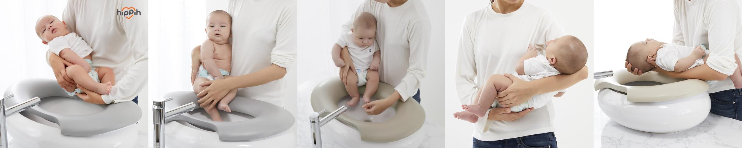 힙비라운드 쿨그레이 세면대쿠션 아기친화 Hippih 아기비데 힙비라운드 쿨그레이 세면대쿠션 아기친화 Hippih 아기비데