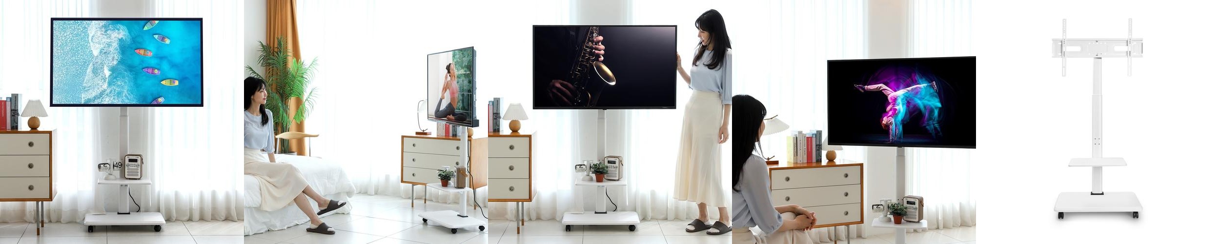 이동식TV거치대 티비스탠드 삼성 LG 대형 중형 호환 벽걸이 무타공 이동형 무빙스탠드 이동식TV거치대 티비스탠드 삼성 LG 대형 중형 호환 벽걸이 무타공 이동형 무빙스탠드