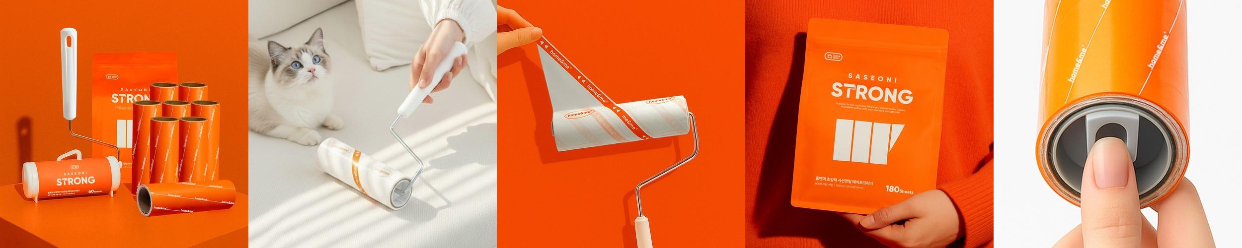 홈앤미 사선컷팅 스트롱 돌돌이 롤 테이프클리너 본체+리필 10개 홈앤미 사선컷팅 스트롱 돌돌이 롤 테이프클리너 본체+리필 10개