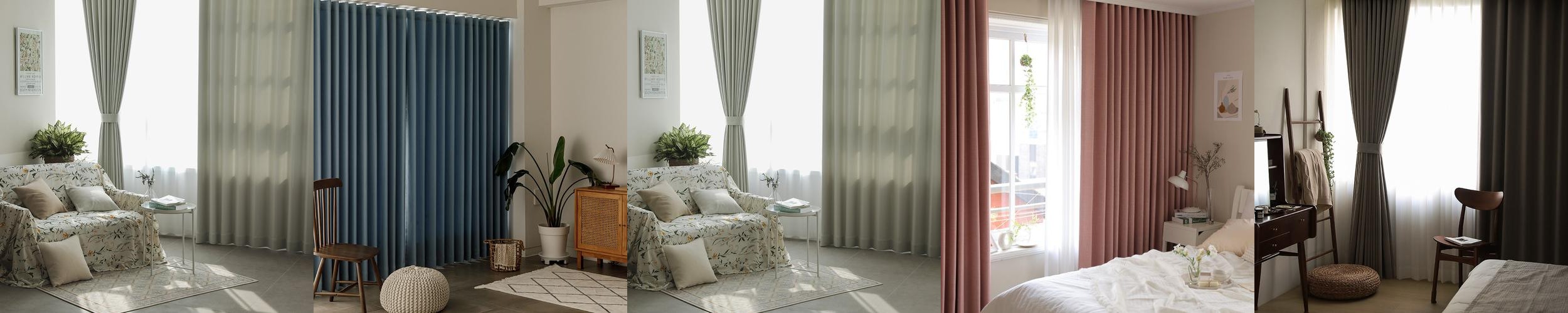 소르르 데일리 형상기억 암막커튼 겨울 거실 방풍 맞춤제작 민자형 안방 반창 170