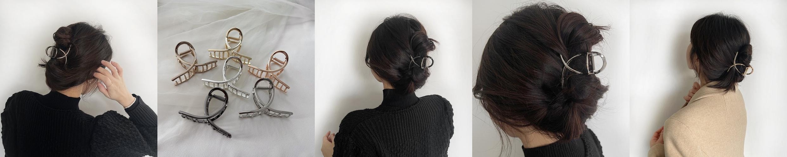 레이스룸 올림 긴 머리 헤어 집게 핀 꼬임 슬림 왕 폭 숱많은 빅사이즈 국산