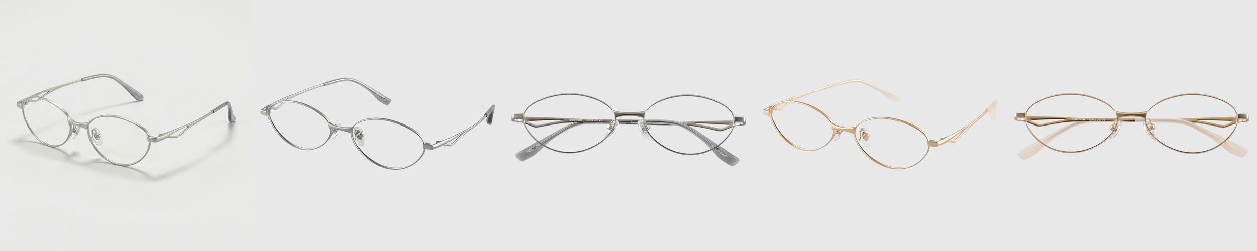 투디터 긱시크 안경 블루라이트차단 타원형 메탈 금테 은테 패션 가벼운