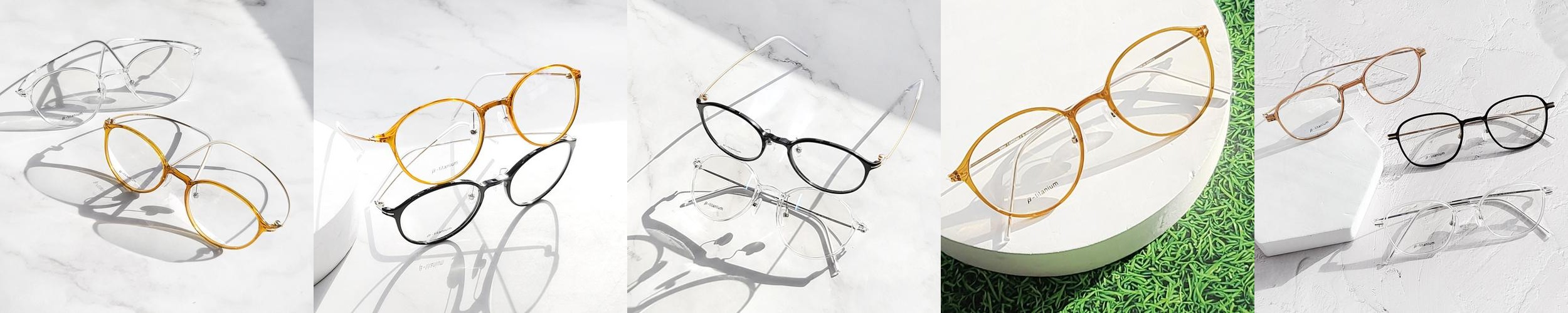 블루라이트차단 안경 티타늄 투명 안경테 뿔테 여자 남자 패션 가벼운