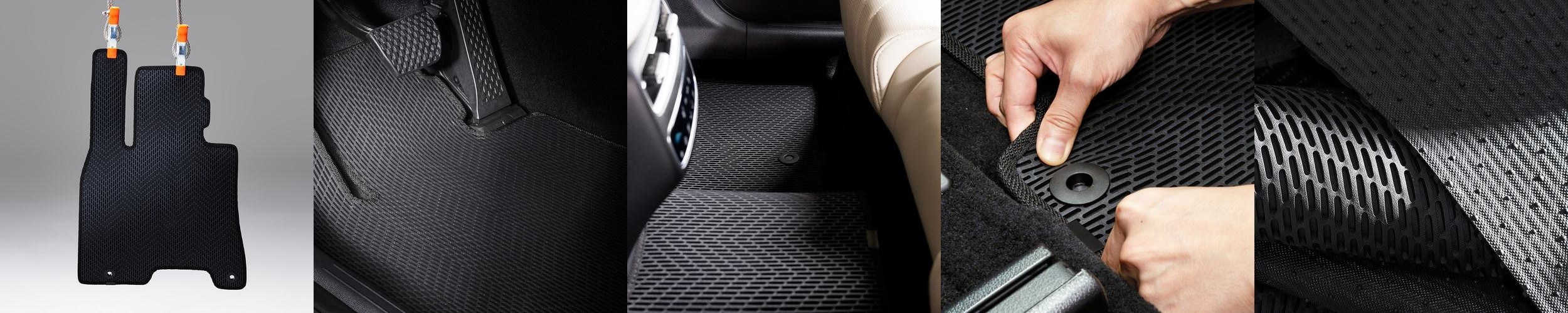 메이튼 TPE 카매트 발매트 차량용 고무 코일 매트 체인 풀세트 1열＋2열