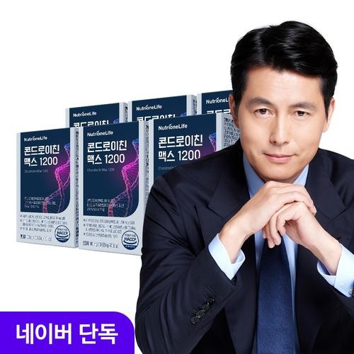뉴트리원 콘드로이친 맥스 1200 소 연골 유래 60정, 6개
