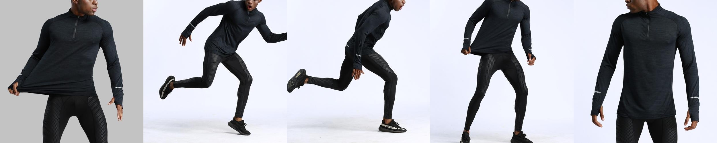 러닝긴팔티 러닝 하프집업 반집업 롱슬리브 기능성 헬스 마라톤