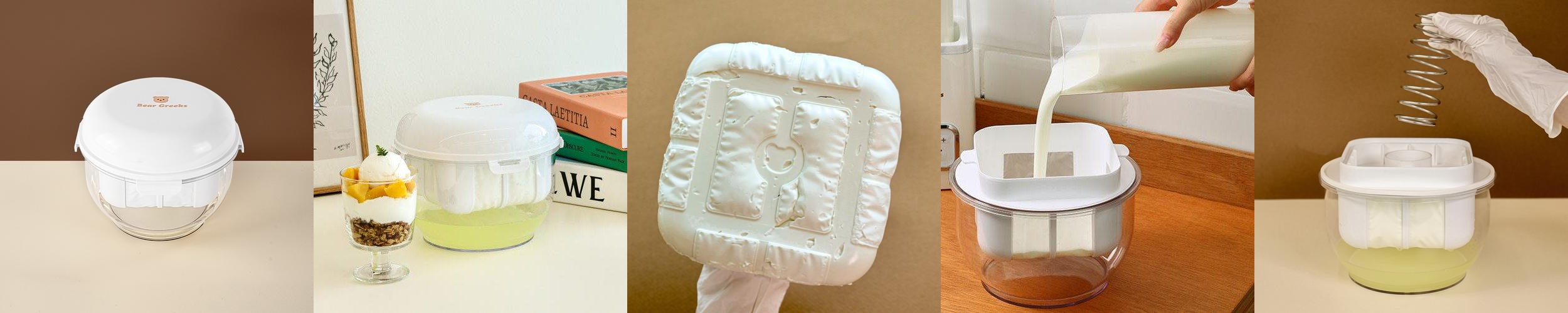 베어그릭스 유청분리기 꾸덕메이커 1.7L 그릭요거트만들기 메이커 베어그릭스 유청분리기 꾸덕메이커 1.7L 그릭요거트만들기 메이커