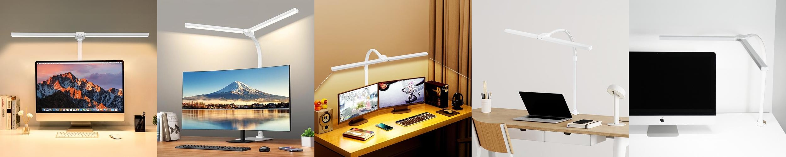 몬스터라이트 번개표 듀얼헤드 LED 책상 공부 학생 독서 스탠드 800mm 와이드 모니터 조명 클램프타입 몬스터라이트 번개표 듀얼헤드 LED 책상 공부 학생 독서 스탠드 800mm 와이드 모니터 조명 클램프타입