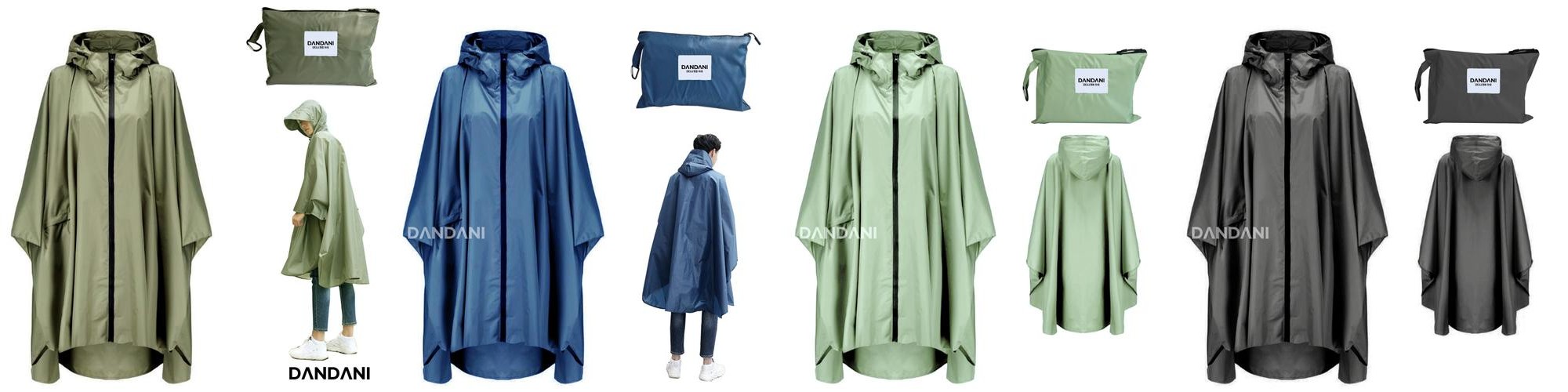 단다니 판초 우의 등산용 비옷 우비 남여 공용 단다니 판초 우의 등산용 비옷 우비 남여 공용
