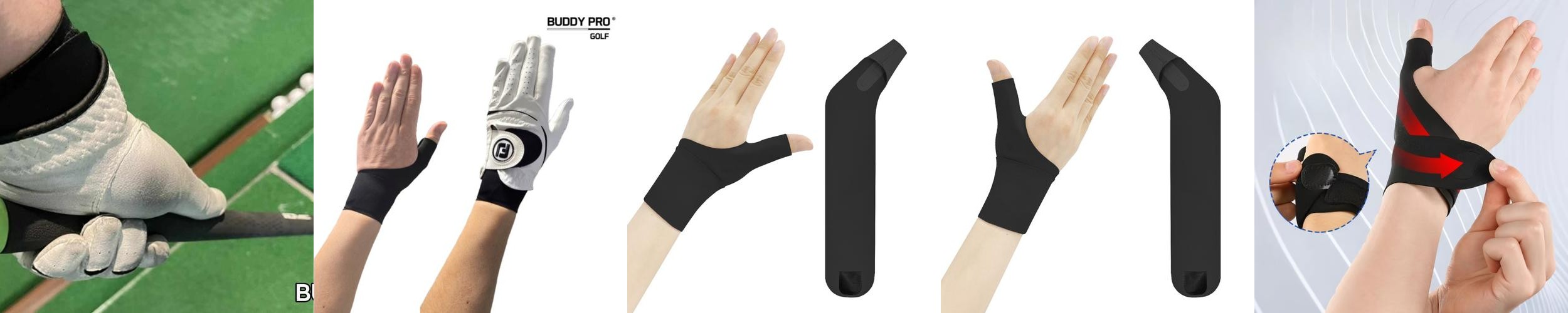 버디프로 골프 손목보호대 엄지프로 손목교정 엄지보호 골프자세교정