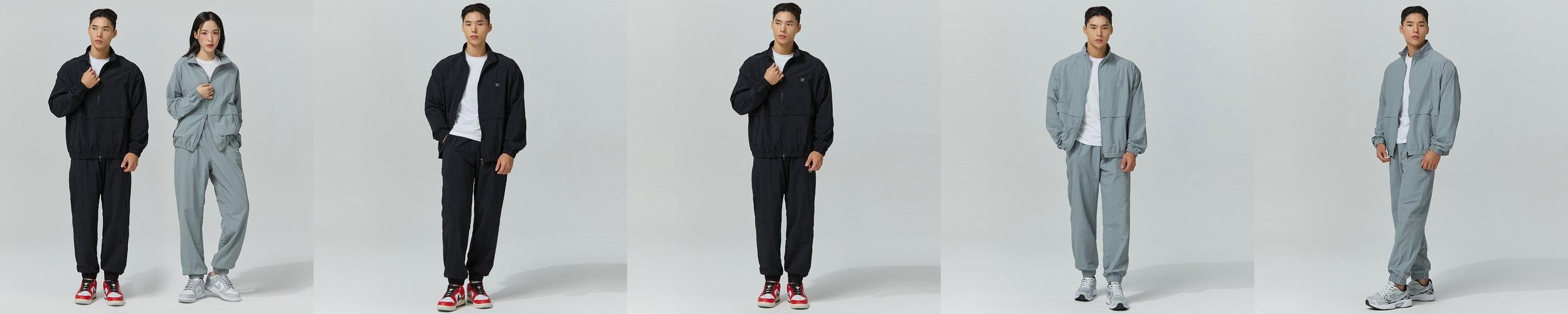 블랙몬스터핏 타스란 바람막이 트레이닝 세트 운동 바지 우븐 조거팬츠 러닝복 블랙몬스터핏 타스란 바람막이 트레이닝 세트 운동 바지 우븐 조거팬츠 러닝복