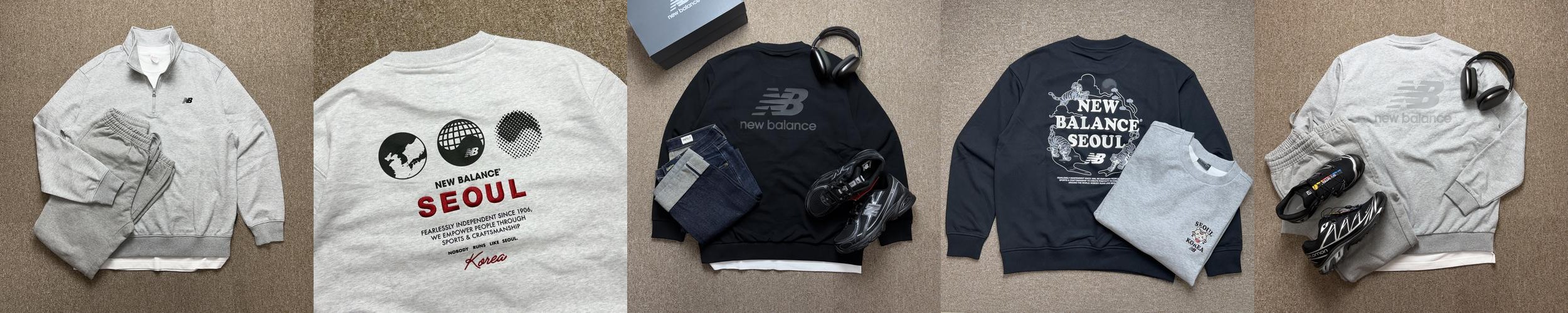 뉴발란스 반집업 맨투맨 클래식 웜업 UNI 하프집 뉴발란스 반집업 맨투맨 클래식 웜업 UNI 하프집