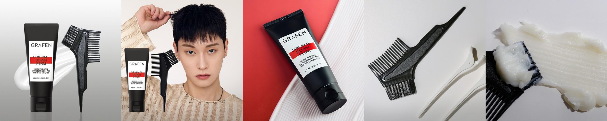 그라펜 셀프스트레이트/다운펌/옆머리/잔머리관리 100ml, 1개 그라펜 셀프스트레이트/다운펌/옆머리/잔머리관리 100ml, 1개