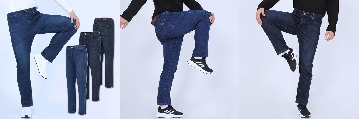 진청바지 작업복 작업 중년 남성 청바지 봄