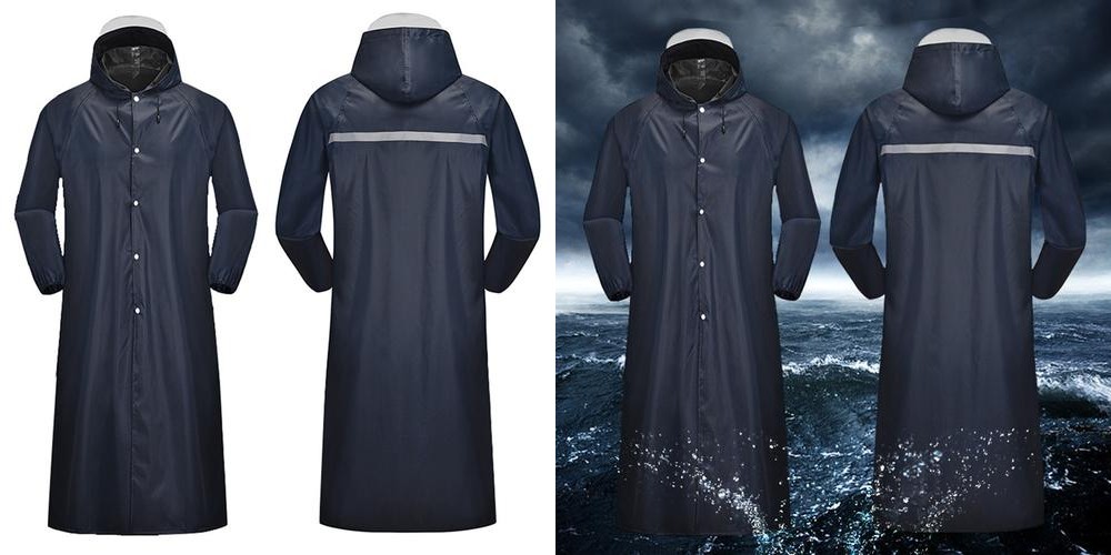 남자 레인코트 작업용 우비 우의 남성