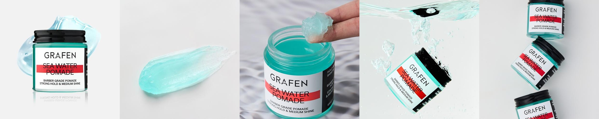 그라펜 세정력좋은 수성포마드왁스 제주해수포마드 100g, 1개 그라펜 세정력좋은 수성포마드왁스 제주해수포마드 100g, 1개