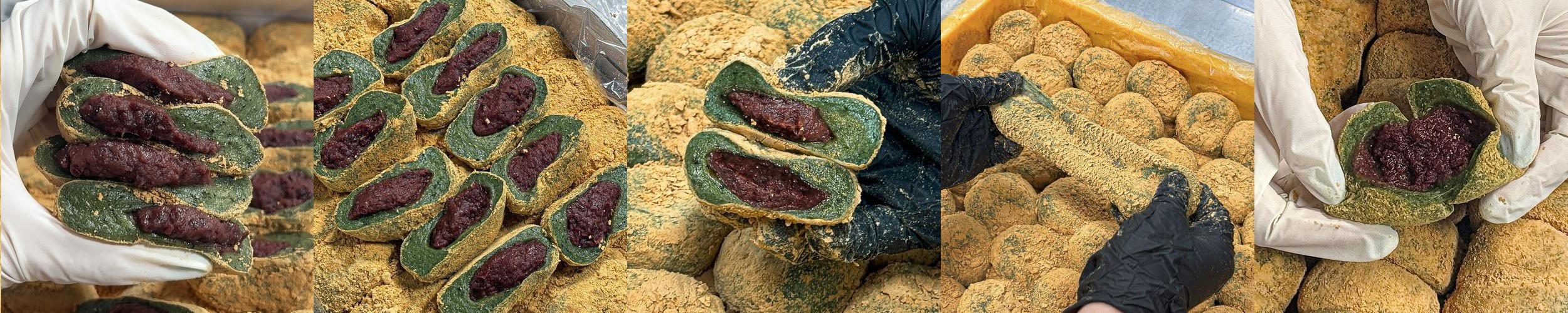 통팥 앙금이 듬뿍 들어간 쫀득쫀득 콩달떡 콩쑥개떡 통팥 앙금이 듬뿍 들어간 쫀득쫀득 콩달떡 콩쑥개떡