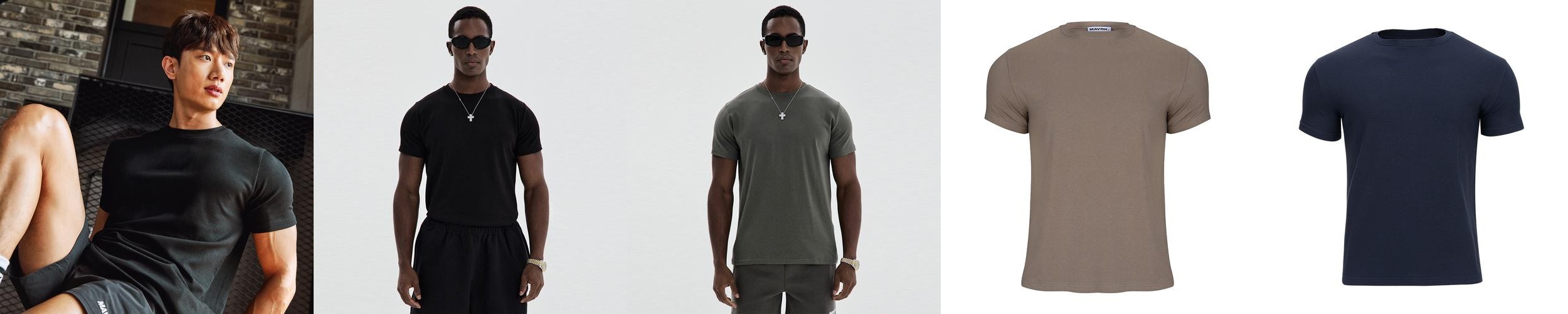 MAVRK(매버릭), 데일리 무지 머슬핏 반팔티셔츠 7COLORS MAVRK(매버릭), 데일리 무지 머슬핏 반팔티셔츠 7COLORS