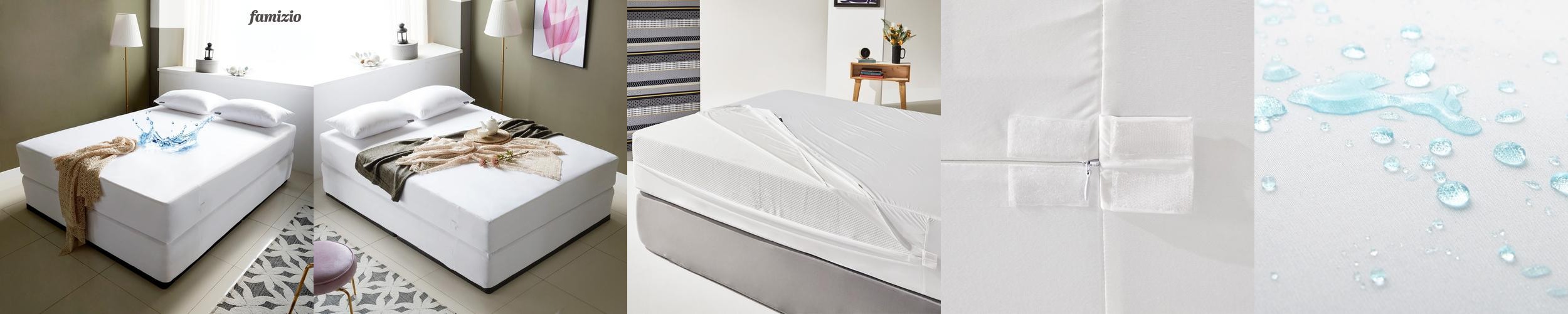 파미지오 진드기방지 6면방수 매트리스커버 지퍼형 7sizes 파미지오 진드기방지 6면방수 매트리스커버 지퍼형 7sizes