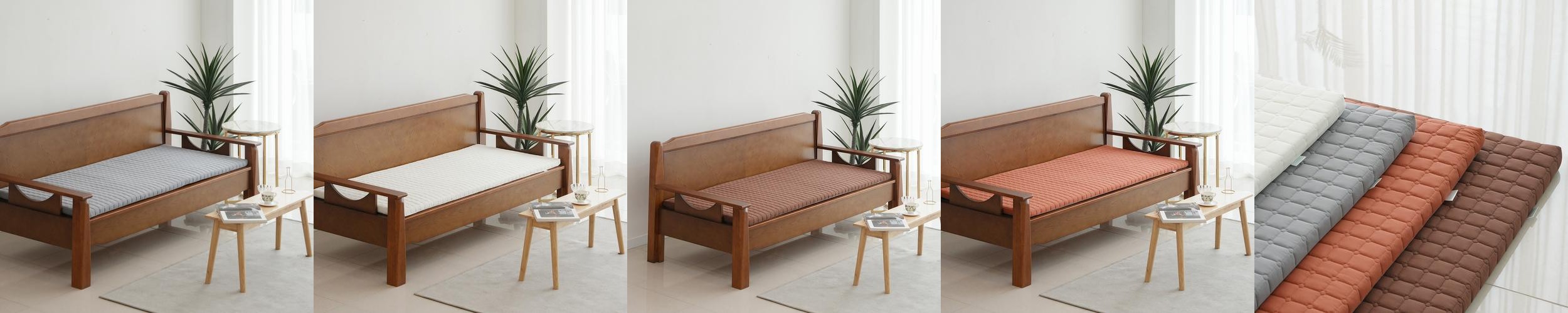 돌쇼파 토퍼 매트 흙쇼파 패드 사이즈 맞춤 제작 85x200x5