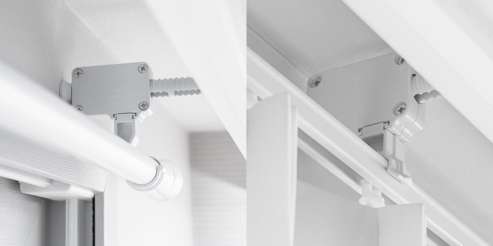 생활백서 무타공 커튼박스형 레일 커튼봉 블라인드 못없이 달기 2개입/3개입