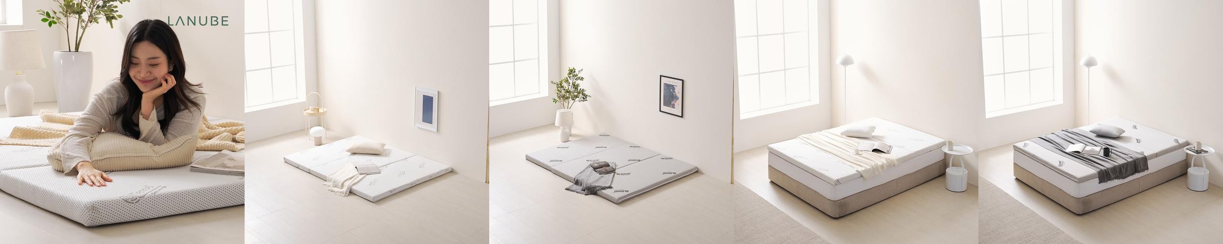 버팀 1인용 토퍼 손님용 매트리스 접는 미니 멀티싱글 토퍼