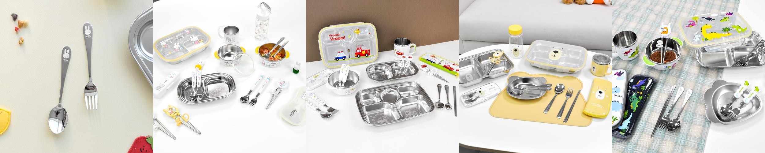캐릭터 유아 어린이 유치원 이유식 어린이집 준비물 수저 숟가락 미피 스텐 스푼포크 세트 캐릭터 유아 어린이 유치원 이유식 어린이집 준비물 수저 숟가락 미피 스텐 스푼포크 세트