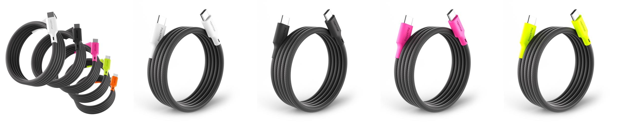 버티탭 팩맥 CtoC타입 PD 240W 초고속 충전 마그네틱 케이블 1m 버티탭 팩맥 CtoC타입 PD 240W 초고속 충전 마그네틱 케이블 1m