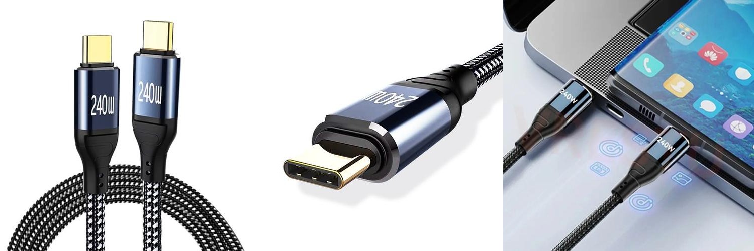 240W C to C 고속충전 케이블 PD 3m, 1개 240W C to C 고속충전 케이블 PD 3m, 1개