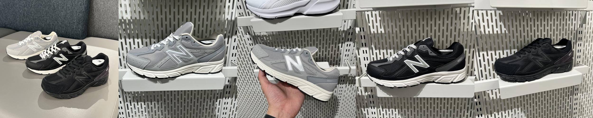 뉴발란스 480 런닝화 4E 발볼넓은 운동화 가벼운 조깅화 와이드 블랙 화이트 뉴발란스 480 런닝화 4E 발볼넓은 운동화 가벼운 조깅화 와이드 블랙 화이트