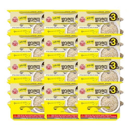 오뚜기 맛있는 오뚜기밥 발아현미 210g, 36개 오뚜기 맛있는 오뚜기밥 발아현미 210g, 36개