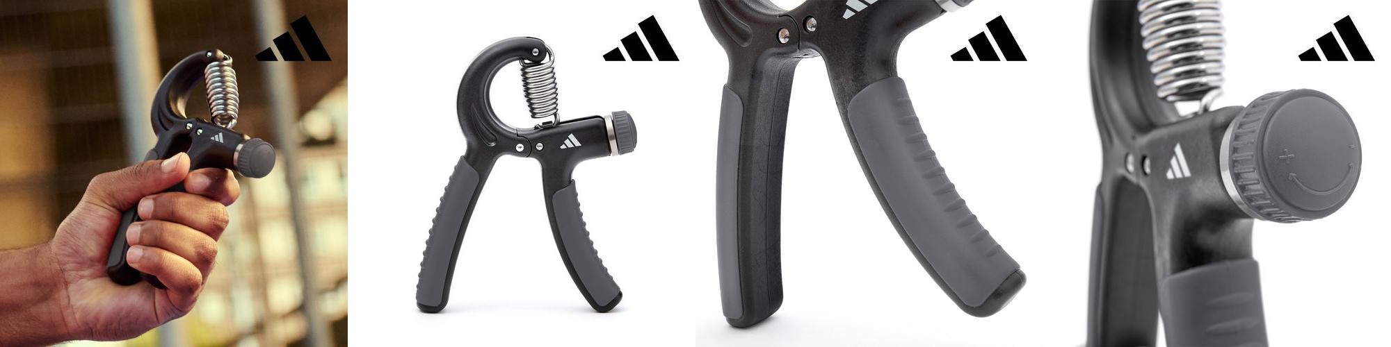 아디다스 강도조절 악력기 40kg 무게조절 무소음 논슬립 손 압력기 전완근 운동 기구 아디다스 강도조절 악력기 40kg 무게조절 무소음 논슬립 손 압력기 전완근 운동 기구
