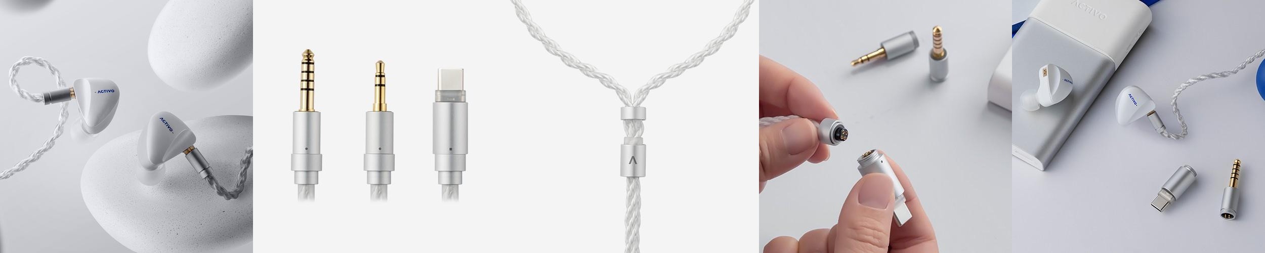 스쿠프 고음질 유선이어폰 하이브리드 3DD+2BA IEM 인이어 줄이어폰