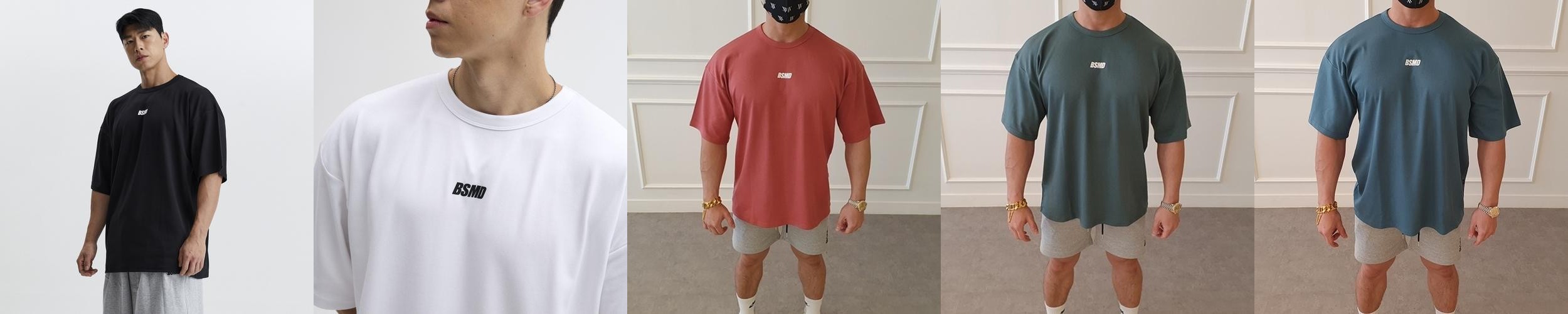 비스트모드 면모달 오리지널 헬스 오버핏 반팔 티셔츠 짐웨어 BSMD 비스트모드 면모달 오리지널 헬스 오버핏 반팔 티셔츠 짐웨어 BSMD