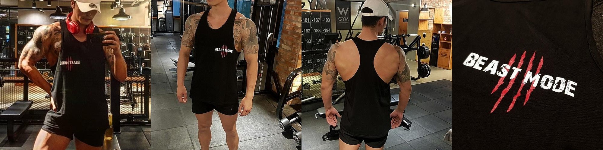 비스트모드 스크레치로고 남자 헬스 나시 짐웨어 024블랙 BSMD 비스트모드 스크레치로고 남자 헬스 나시 짐웨어 024블랙 BSMD