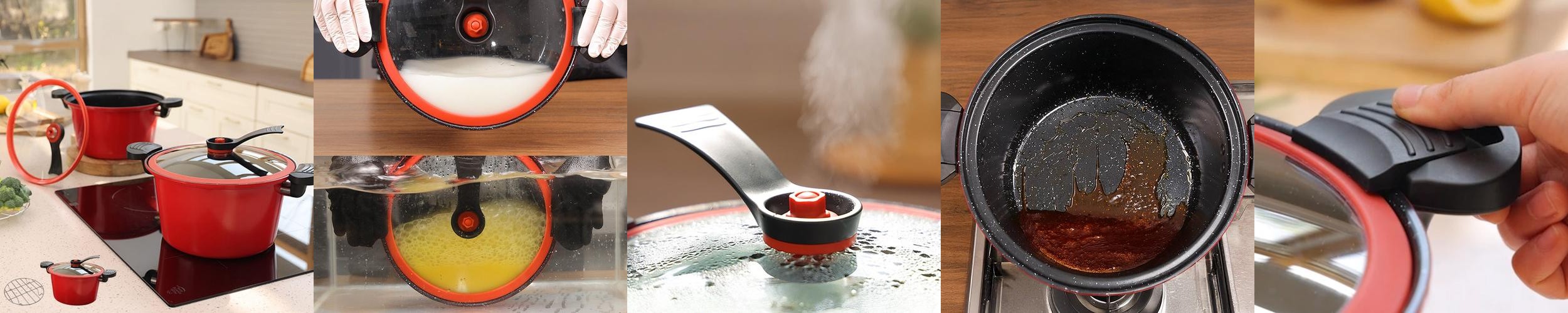 독일 몬타 요술 진공 냄비 1세트 세라믹코팅 잠금장치 자동 스팀 배출 스팀 저압력 솥 양수 독일 몬타 요술 진공 냄비 1세트 세라믹코팅 잠금장치 자동 스팀 배출 스팀 저압력 솥 양수