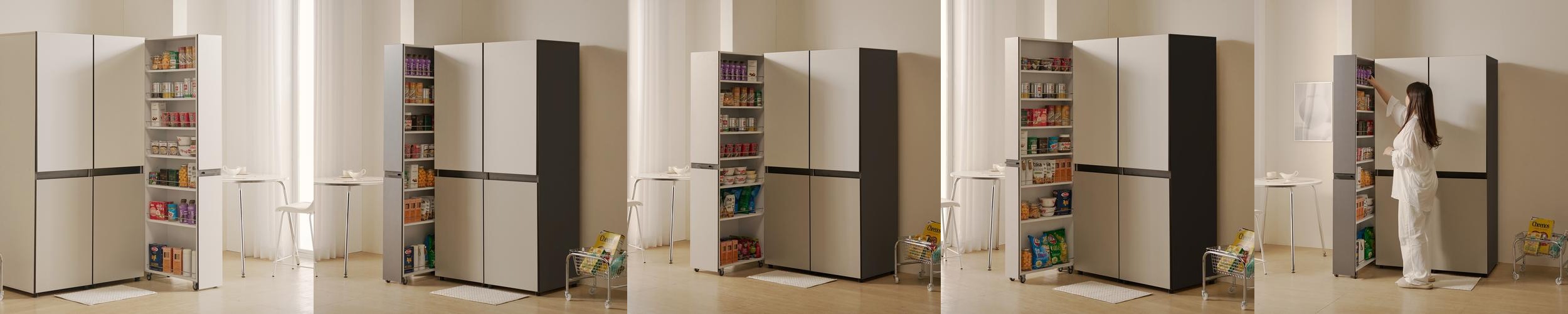 해피아이 컨실 냉장고 틈새수납장 틈새장 비스포크 대형 160 해피아이 컨실 냉장고 틈새수납장 틈새장 비스포크 대형 160