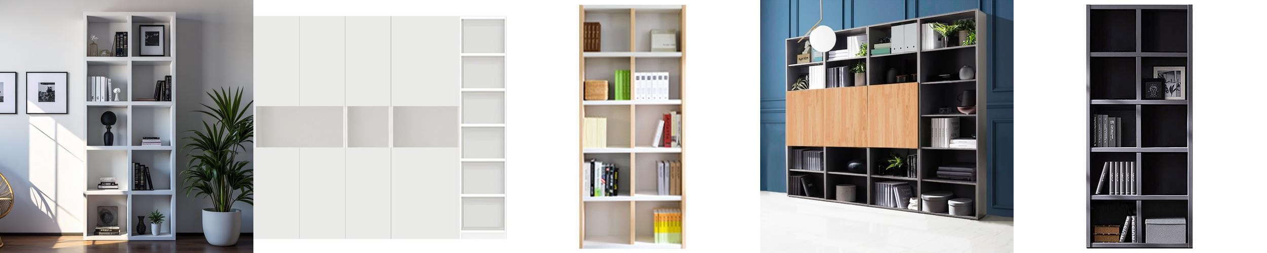 PET 5단800 기본 책장 화이트 PET 5단800 기본 책장 화이트