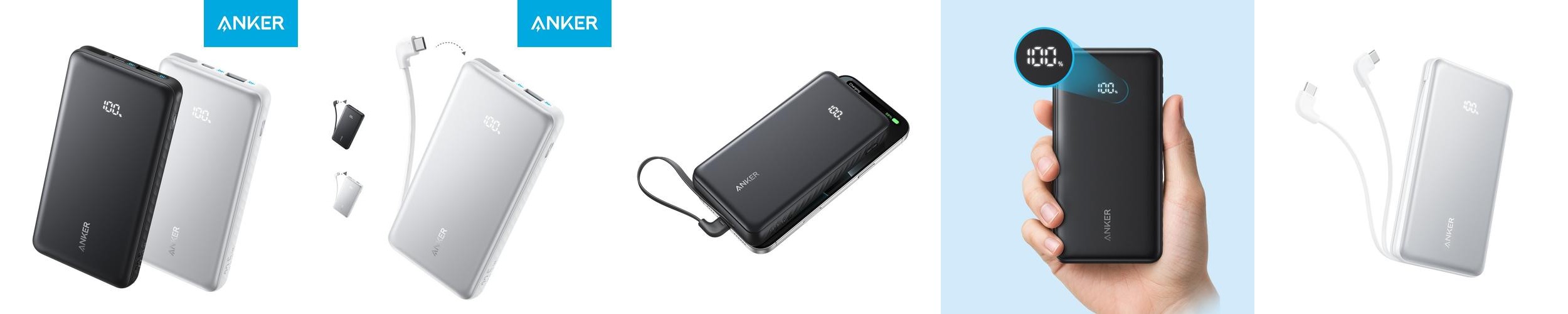 앤커 졸로 20000mAh 22.5W 보조배터리 (C타입 케이블 일체형) A110E 앤커 졸로 20000mAh 22.5W 보조배터리 (C타입 케이블 일체형) A110E