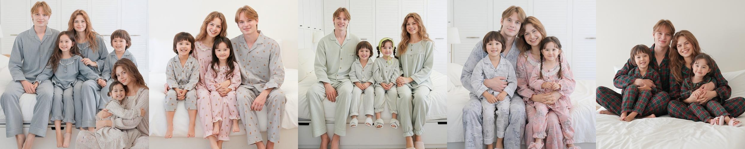 패밀리 잠옷 가족 잠옷 아동 주니어 파자마 세트 국내제작 패밀리 잠옷 가족 잠옷 아동 주니어 파자마 세트 국내제작