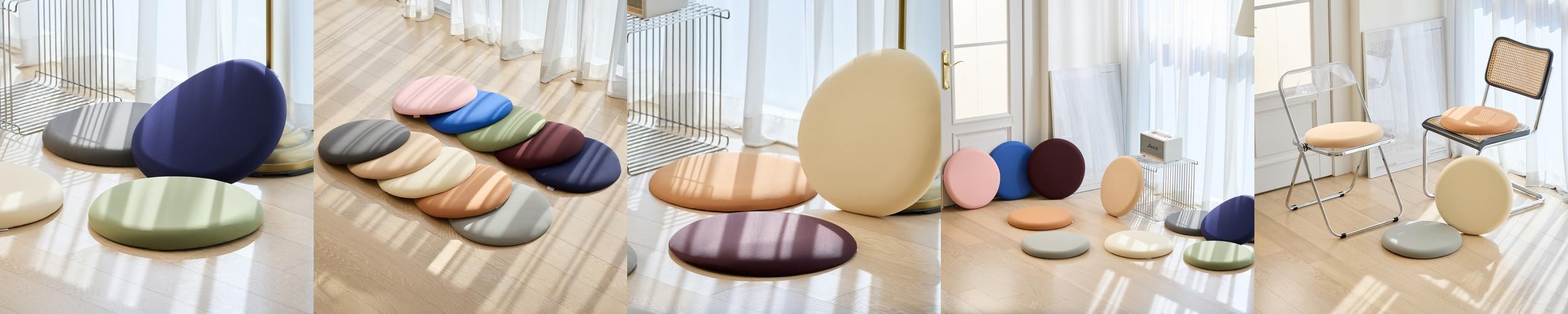 메모리폼방석 식탁 벤치 원형 방석 의자 사무실 낮은형 메모리폼방석 식탁 벤치 원형 방석 의자 사무실 낮은형