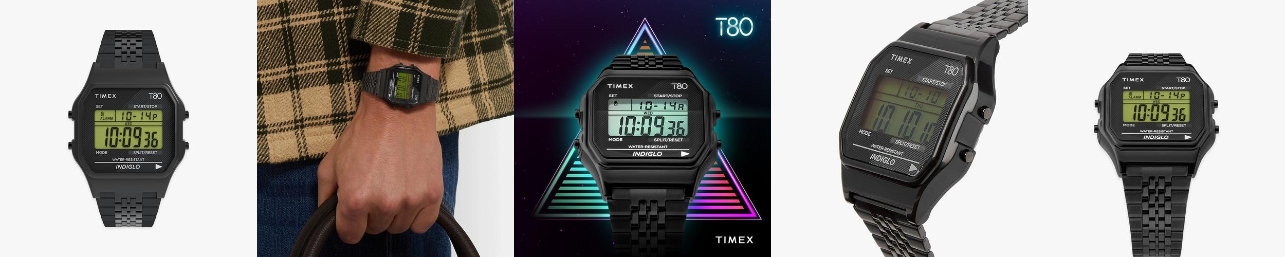 타이맥스 T80 스테인리스 스틸 남녀공용 디지털 전자시계 타이맥스 T80 스테인리스 스틸 남녀공용 디지털 전자시계