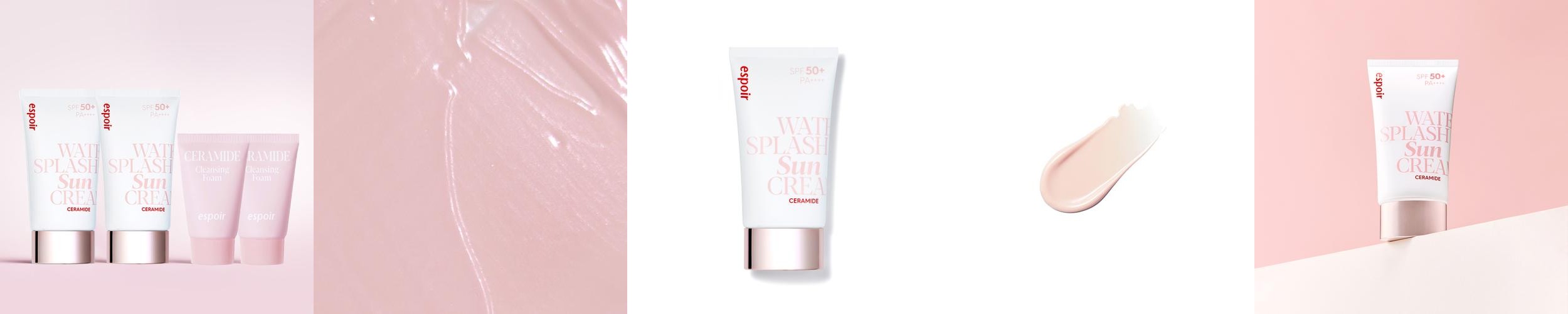 에스쁘아 워터 스플래쉬 선크림 세라마이드 SPF50+ PA++++ 60ml, 2개 에스쁘아 워터 스플래쉬 선크림 세라마이드 SPF50+ PA++++ 60ml, 2개