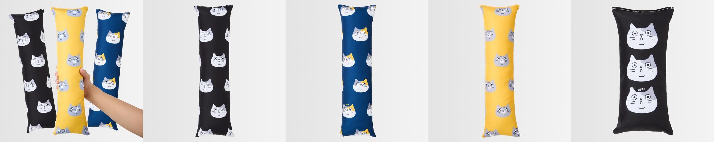 3651 팡팡 국내산 고양이 캣닢 쿠션 대왕크기 특대형 애착인형